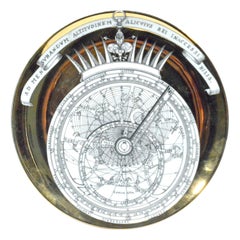 MCM Piero Fornasetti Astrolabe Porcelain Plate, #1, Astrolabio Pattern