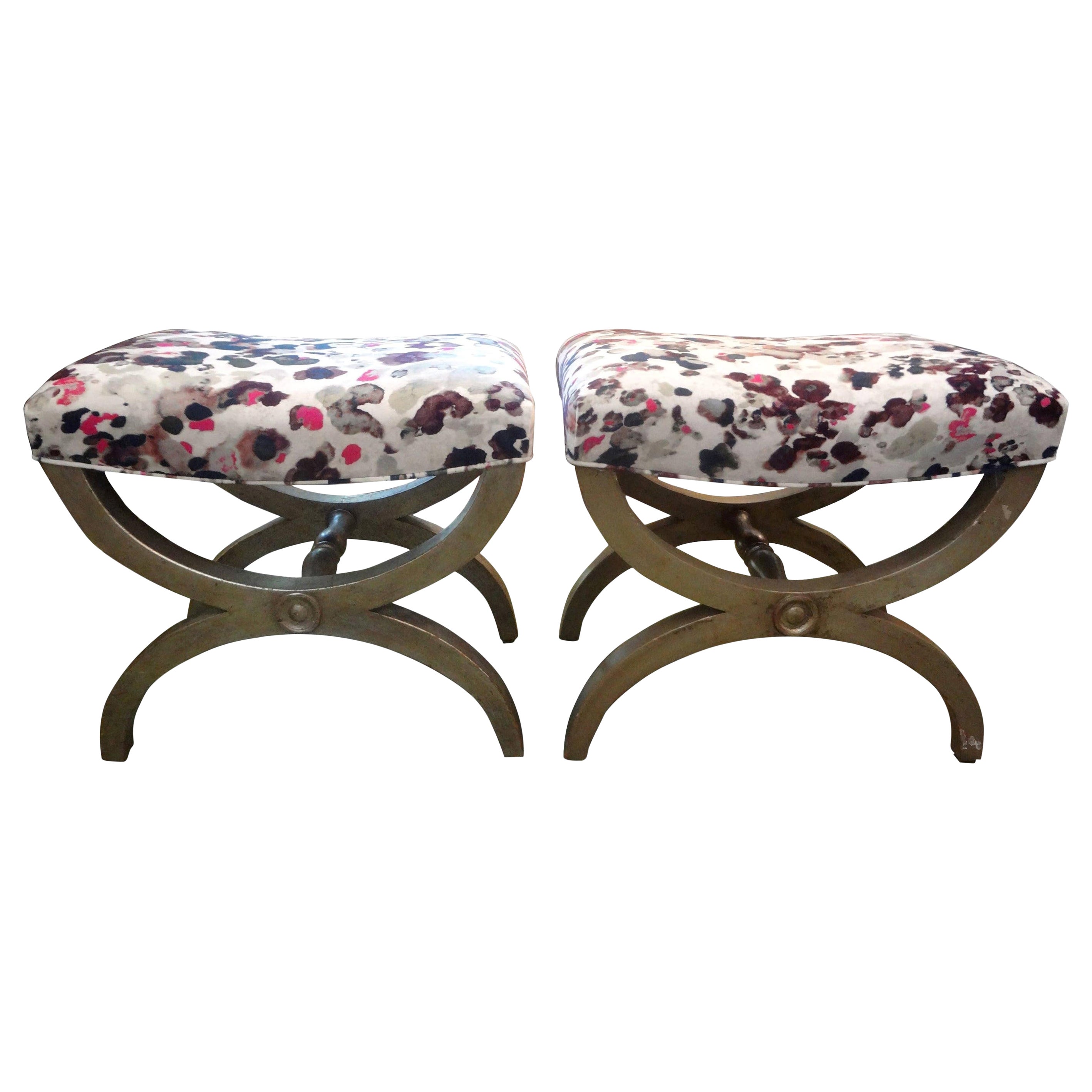 Vintage Smith Leather "Chesterfield" Bench or Ottoman at 1stDibs