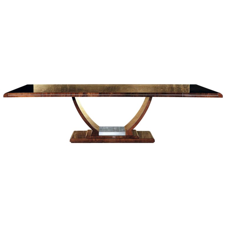 Giorgio Collection San Remo Base Only Dining Table Sycamore Wood High Gloss At 1stdibs Dining Table Sycamore Wood High Gloss, Wood Dining Table Base Only