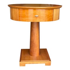 19th - 20th Century Swedish Cherrywood Bedside Table by Mobile Fresno Living