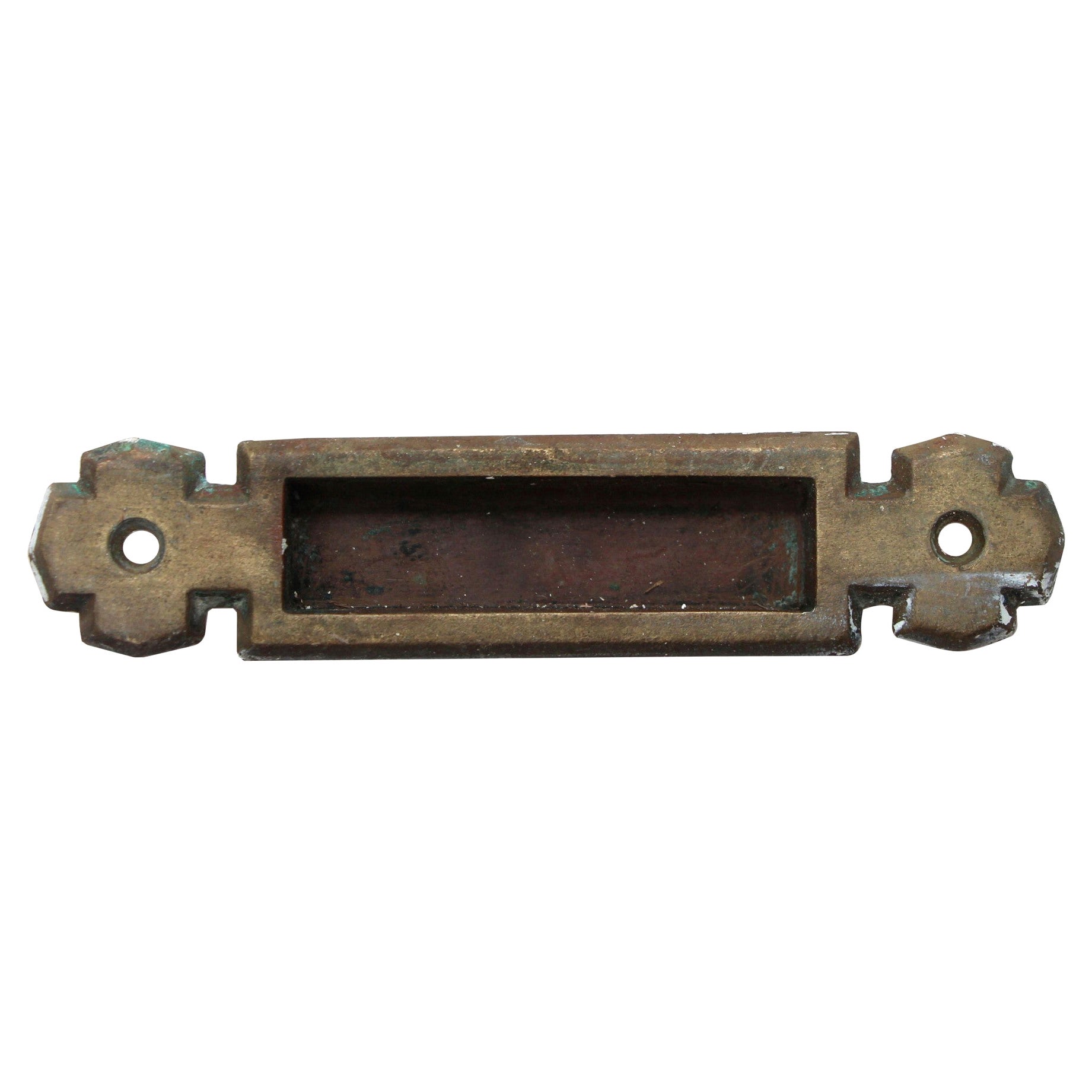 Arts & Crafts Style Bronze Window Sash Lift Qty. Available For Sale