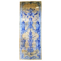 Antique Superb Tile Panel by Valerian Rybar 