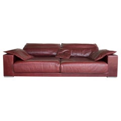 Used Budapest Baxter Sofa Tuscany Red Leather