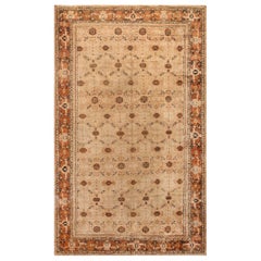 Tapis indien du 19e siècle Agra Taille ajustée