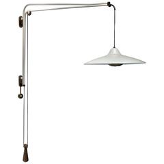 Franco Buzzi Jib Style Wall Lamp for O-Luce, Italy, 1950s 11