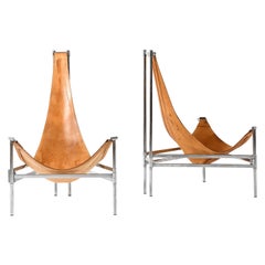 Christina & Lars Andersson Easy Chairs Model 'Yacht' Produced by Huskvarna