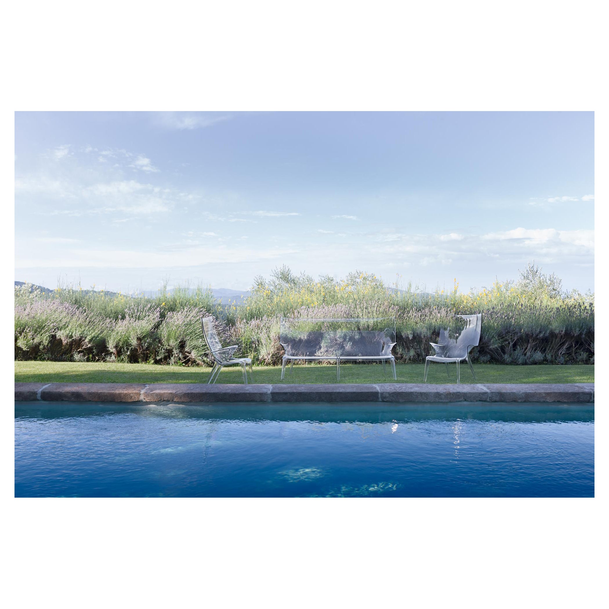 Kartell, Onkel Jim, Sessel in Rauch von Philippe Starck