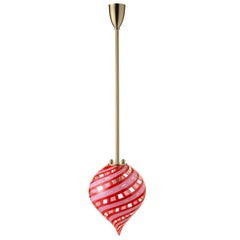 Rosa Rosso Pendant Balloon Canne by Magic Circus Editions