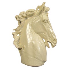 Vintage Horse Head Sculpture