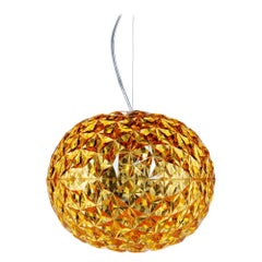 Kartell Planet Suspension Lamp in Yellow by Tokujin Yoshioka