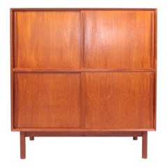 Midcentury Cabinet in Solid Teak Designed by Hvidt & Mølgaard, 1950s