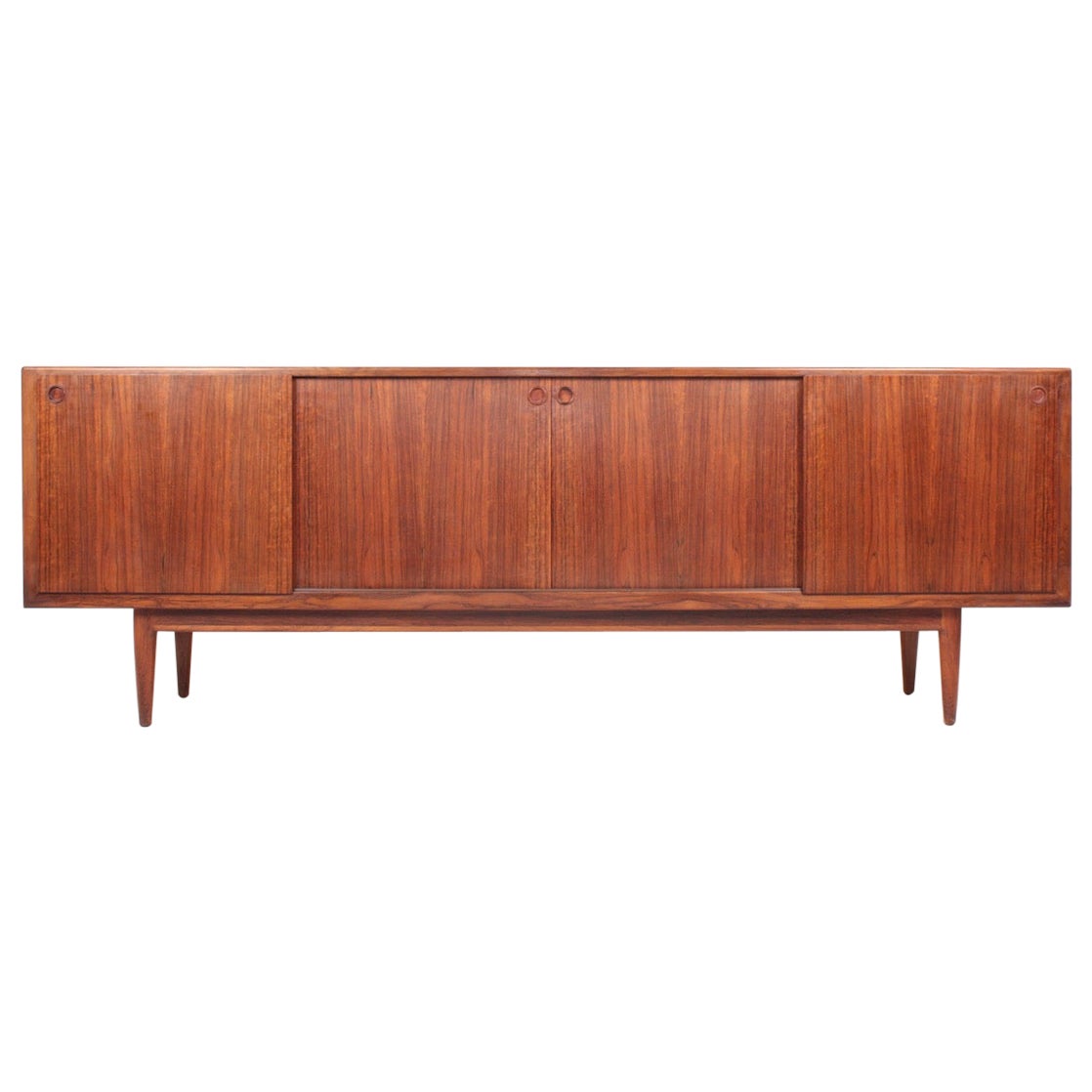 Dänisches Sideboard aus Rosenholz aus der Mitte des Jahrhunderts, 1960er Jahre