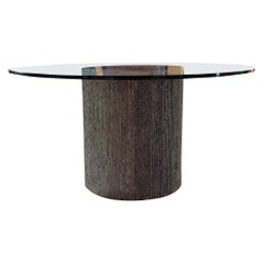 Retro Post-Modern Granite Table in the Manner of Leon Rosen for Pace Collection