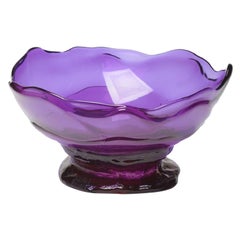 Big Collina Large Resin Basket in Clear Purple by Gaetano Pesce