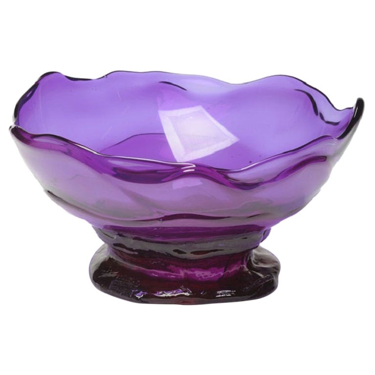 Big Collina XL Resin Vase in Clear Purple by Gaetano Pesce For Sale