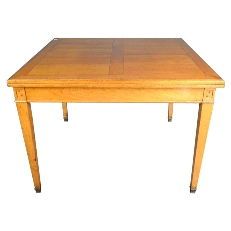 Early 20th Century, French, Provincial Fruitwood Extending Dining Table