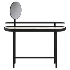 Apollo Contemporary Desk in Marble and Wood