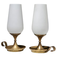 Set of Two Bedside Table Lamps by Stilnovo