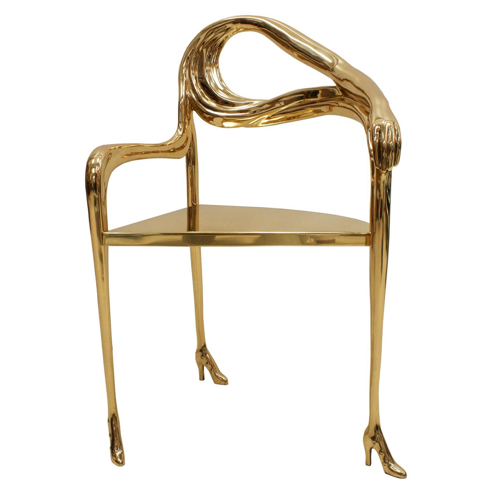 Salvador Dalí "Leda" Sculptural Chair from “Femme à tête de roses” Painting  For Sale at 1stDibs