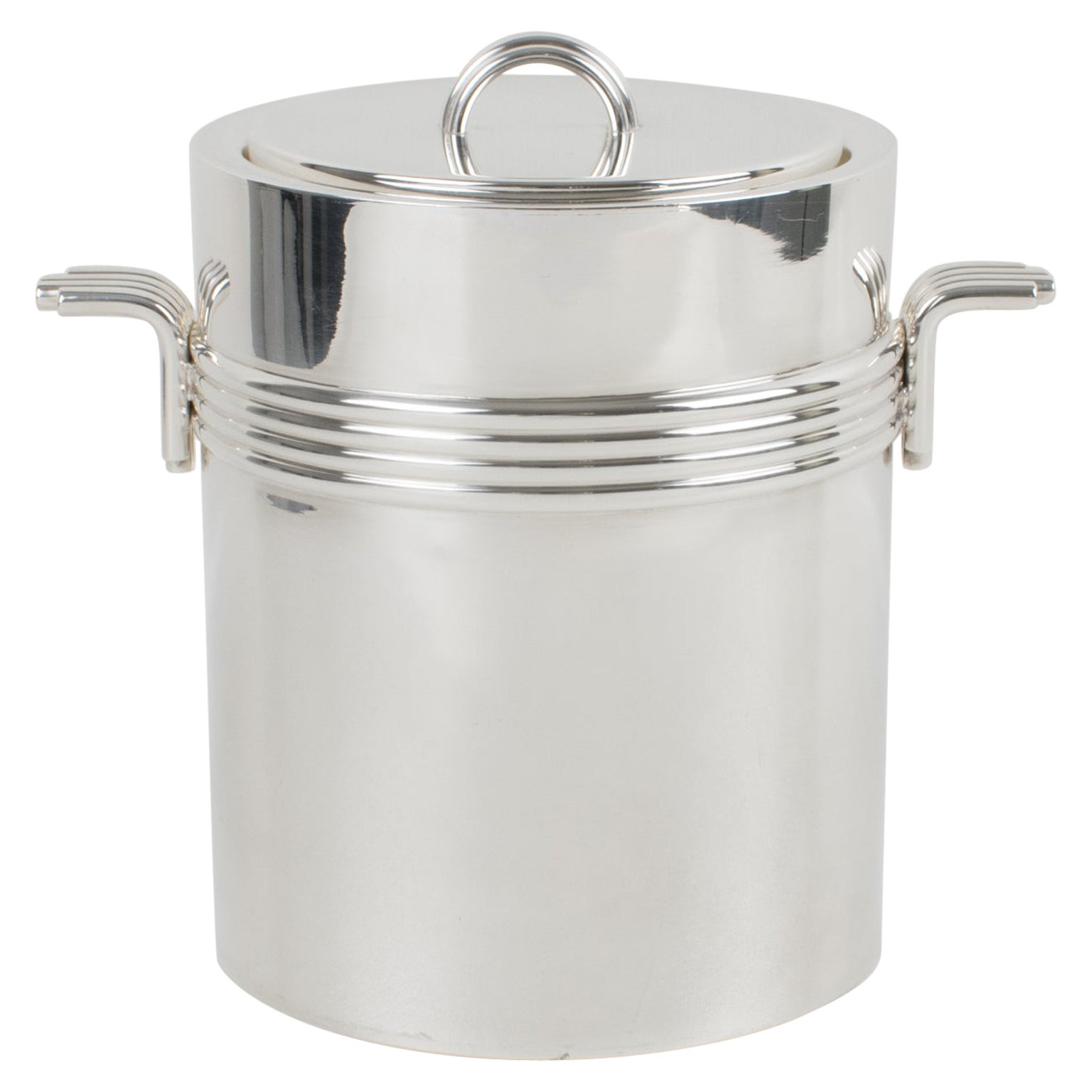 Christian Dior Silver Plate Ice Bucket Cooler
