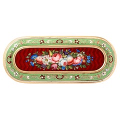 Antique Swiss Enamel Snuff Box