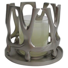 Red Envelope Circle of Friends Chrome Votive Holder in Original Box