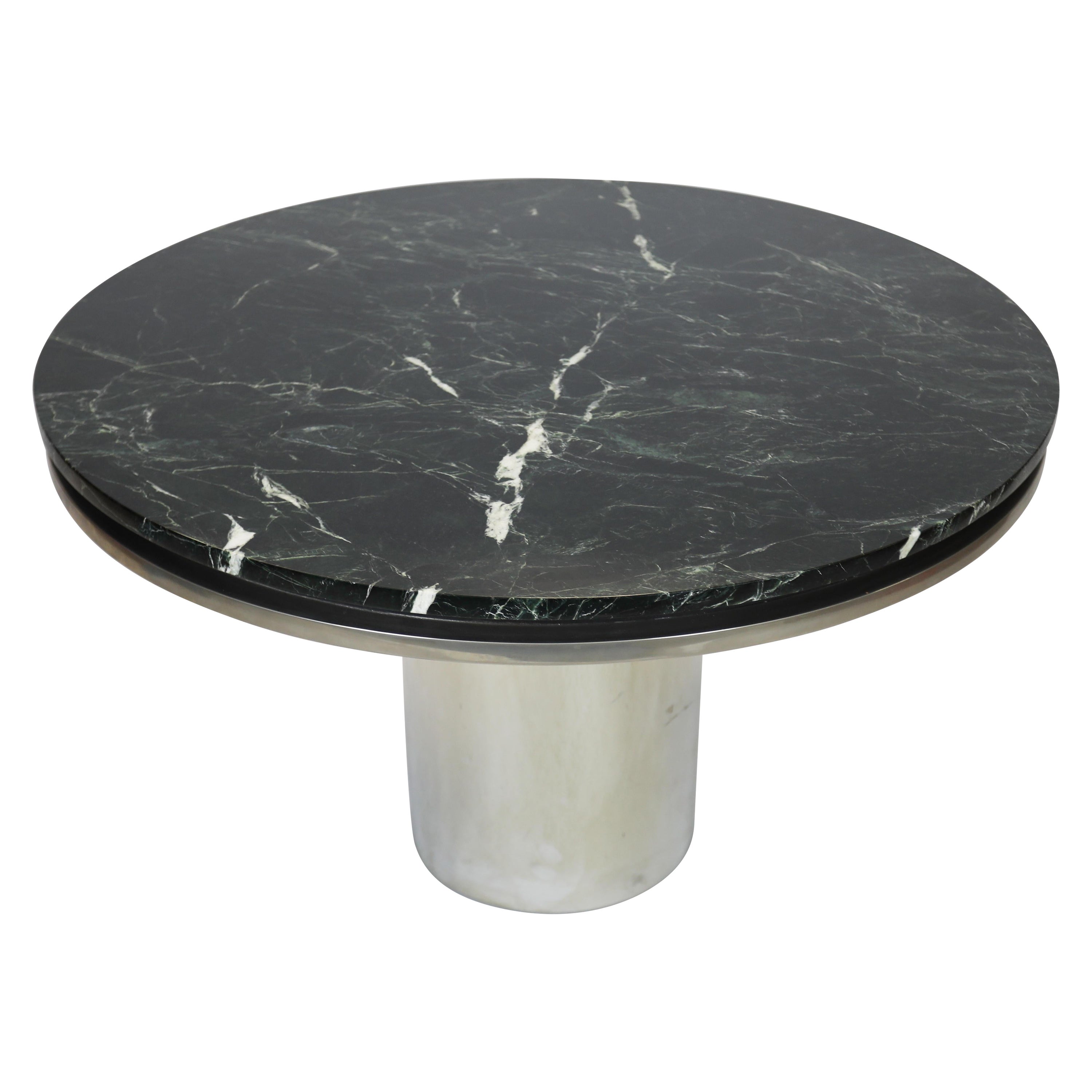 Karl Springer Custom Marble Table For Sale