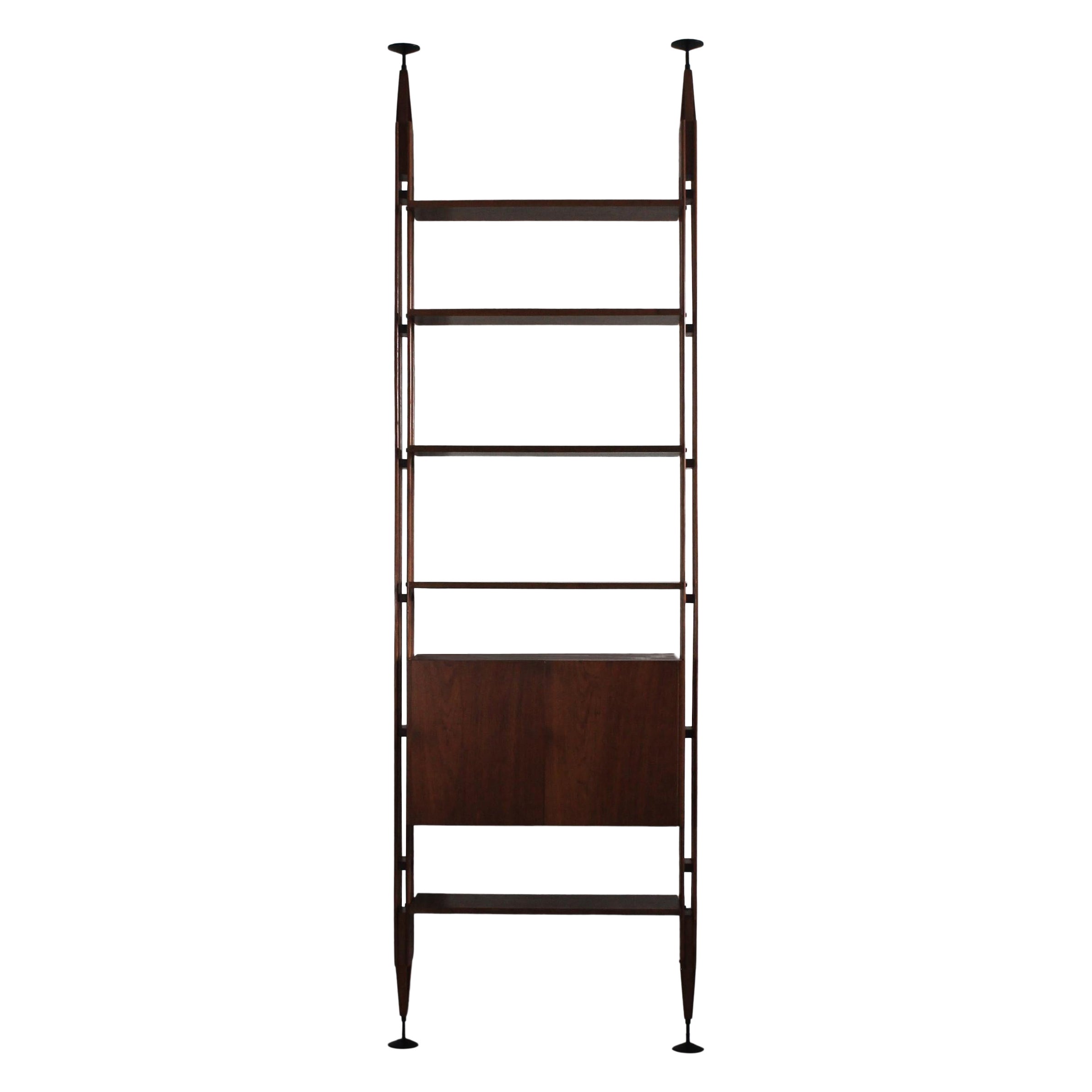 Franco Albini LB7 Bücherregal aus Teakholz von Poggi Pavia, Italien, 1950er Jahre