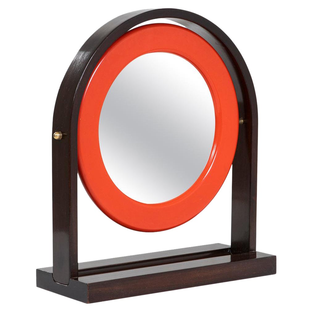 20th Century Ettore Sottsass Tilting Mirror "Sandretta" Model SP63 Poltronova