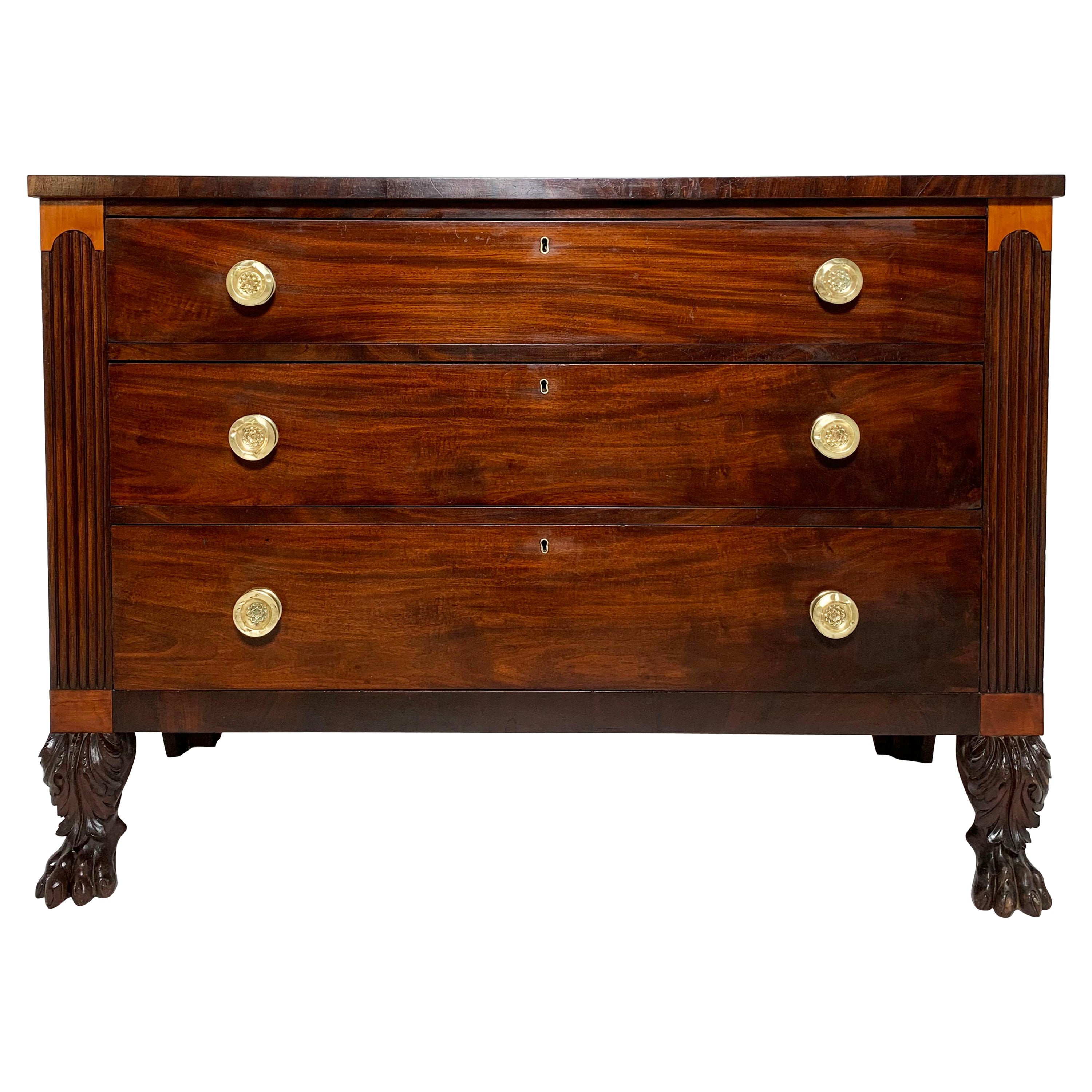 Antique Federal Chest of Drawers, Rhode Island, circa 1820s