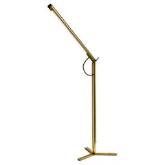 Laurameroni "Level" Minimal Floor Lamp in Brass by Artefatto Design Studio
