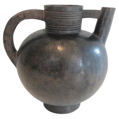 Used Glazed Terracotta Vase, Circa 1950