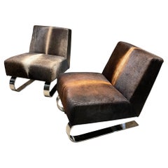 Jiun Ho Collection Two St. Cere Lounge Chairs Edgy Modern San Francisco Design