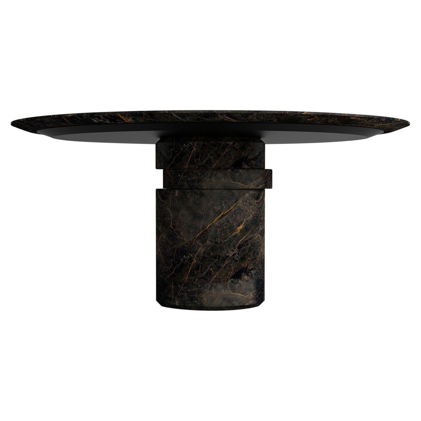 Contemporary Marble Dining Table M, Port Laurent, Disc Table by Barh.Design