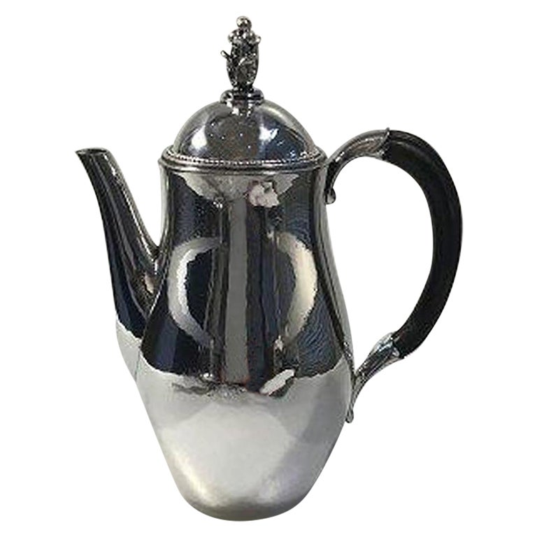 Georg Jensen Sterling Silver Coffee Pot No 456A For Sale