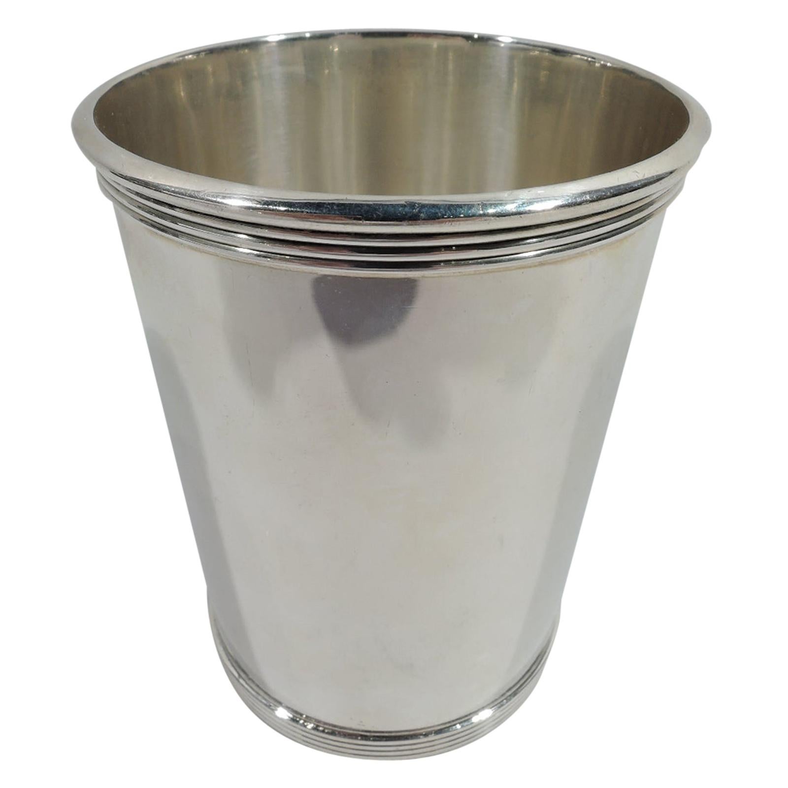 Pair of American Sterling Silver Mint Julep Cups For Sale at 1stDibs