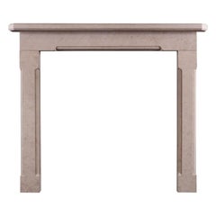 Retro A Simple Yet Elegant Fireplace with Moulding to Frieze and Jambs
