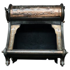 Antique Unusual Hooded Firegrate