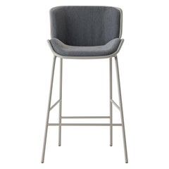 Skin Gray Bar Stool by Giacomo Cattani