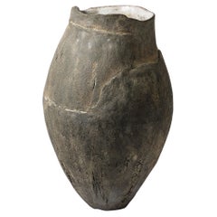 Vase en céramique à décor de glaçure de Gisele Buthod, Garon, vers 2005