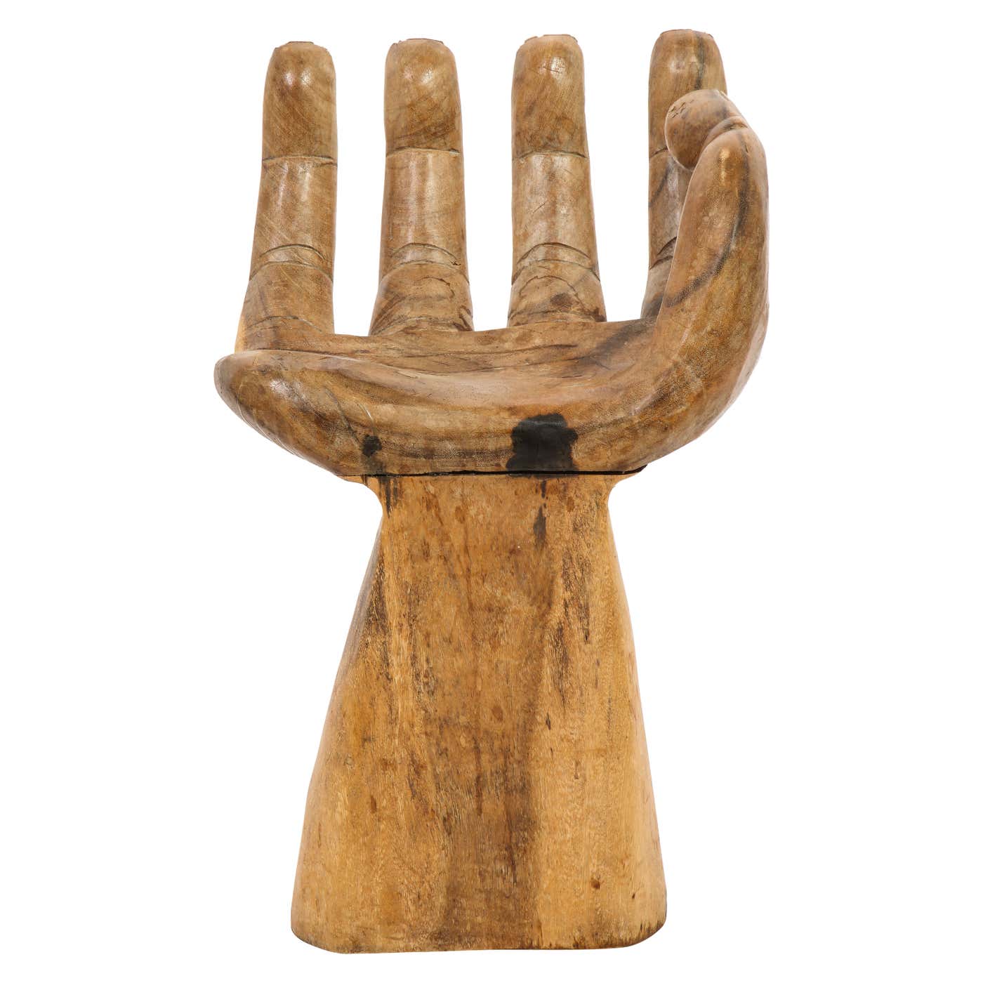 Carved Hand Stool, Mexico 1960's For Sale at 1stDibs | open hand stool ...