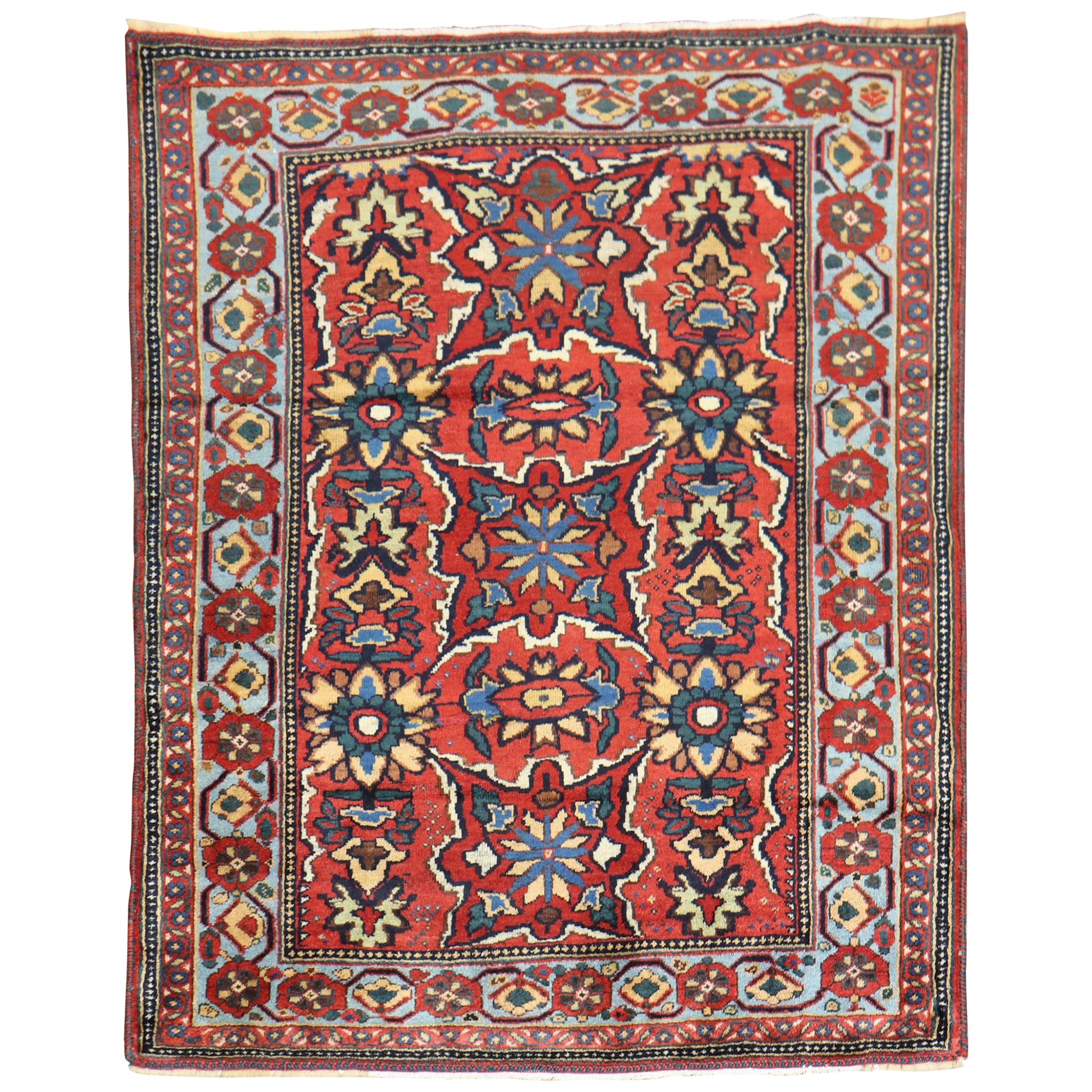 Zabihi Collection Late 19th Century Qashqai Rug