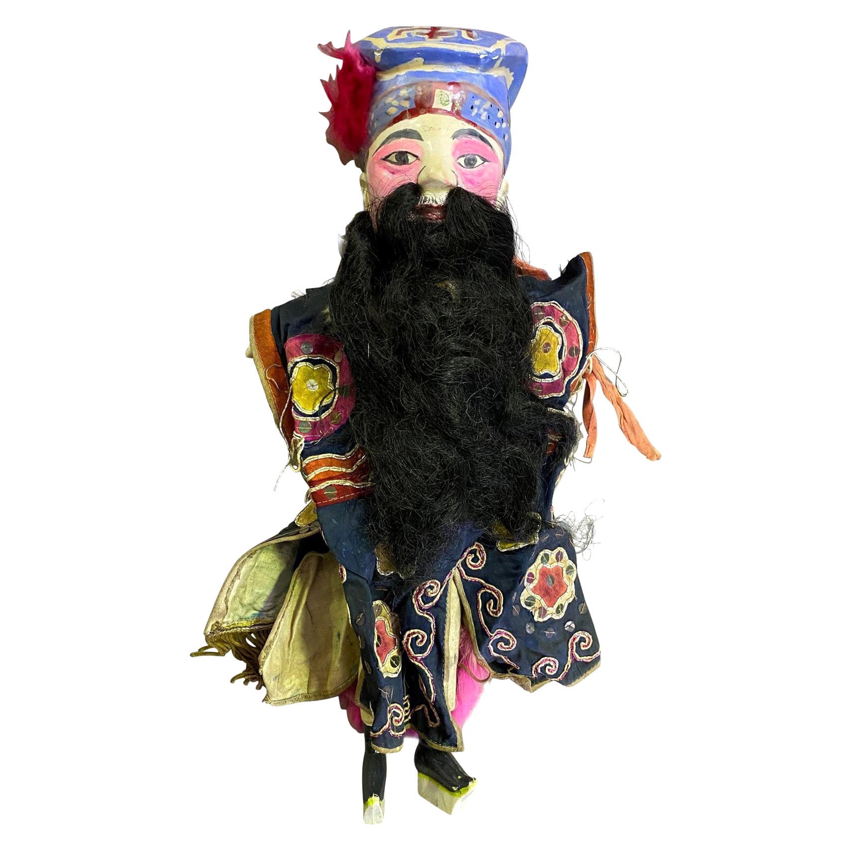 Chinese Peking Opera Theatre Puppet Marionette Doll, Early 1900s