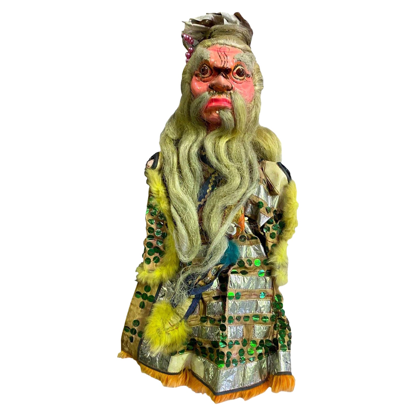 Muñeca marioneta del teatro chino de la ópera de Pekín, principios del siglo XX