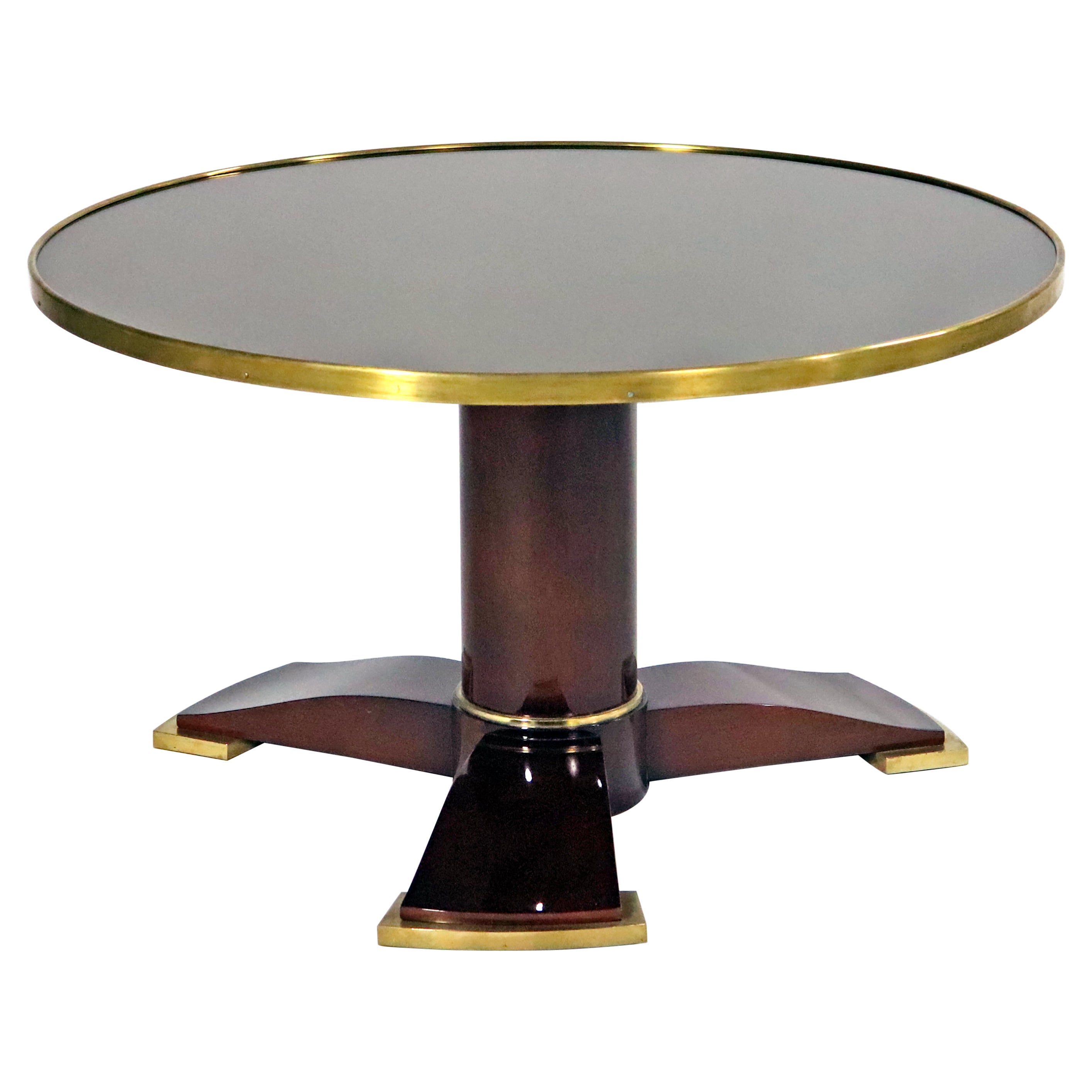 Art Deco Coffee Table by Jules Leleu For Sale