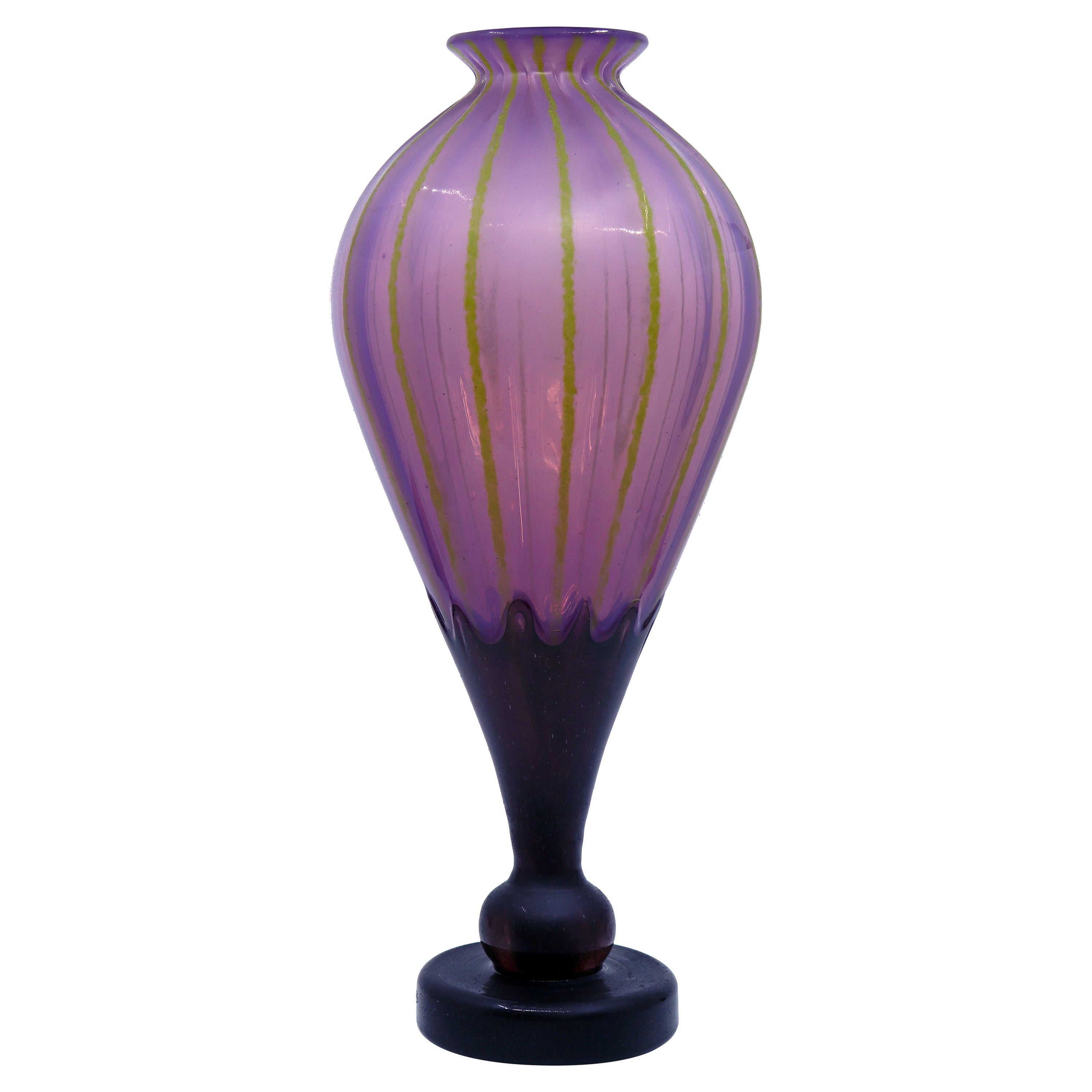 Art Glass Vase by Charles Schneider