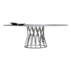 Ray Chrome Dining Table