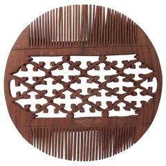 Hand Carved Indian Hair Comb