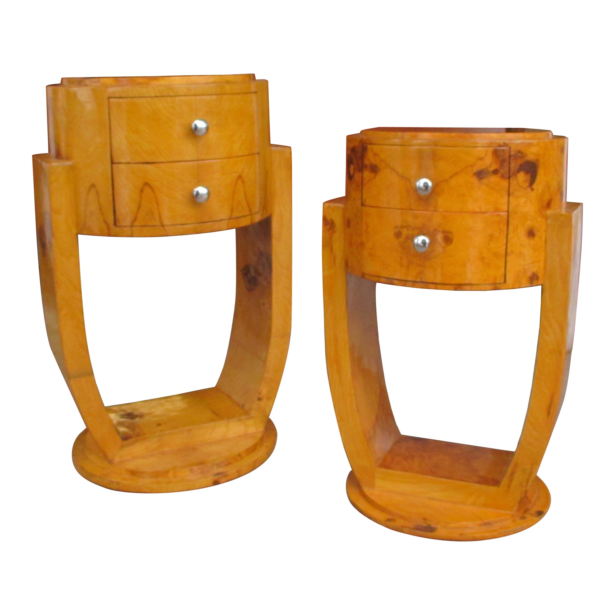 Pair of Art Deco Nightstands at 1stDibs