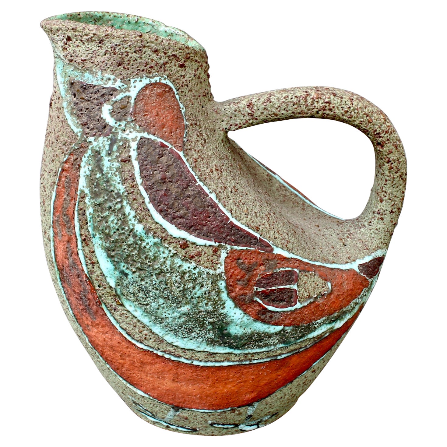 Mid-Century Ceramic Pitcher by Accolay 'circa 1960s'